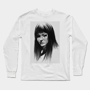 black tears Long Sleeve T-Shirt